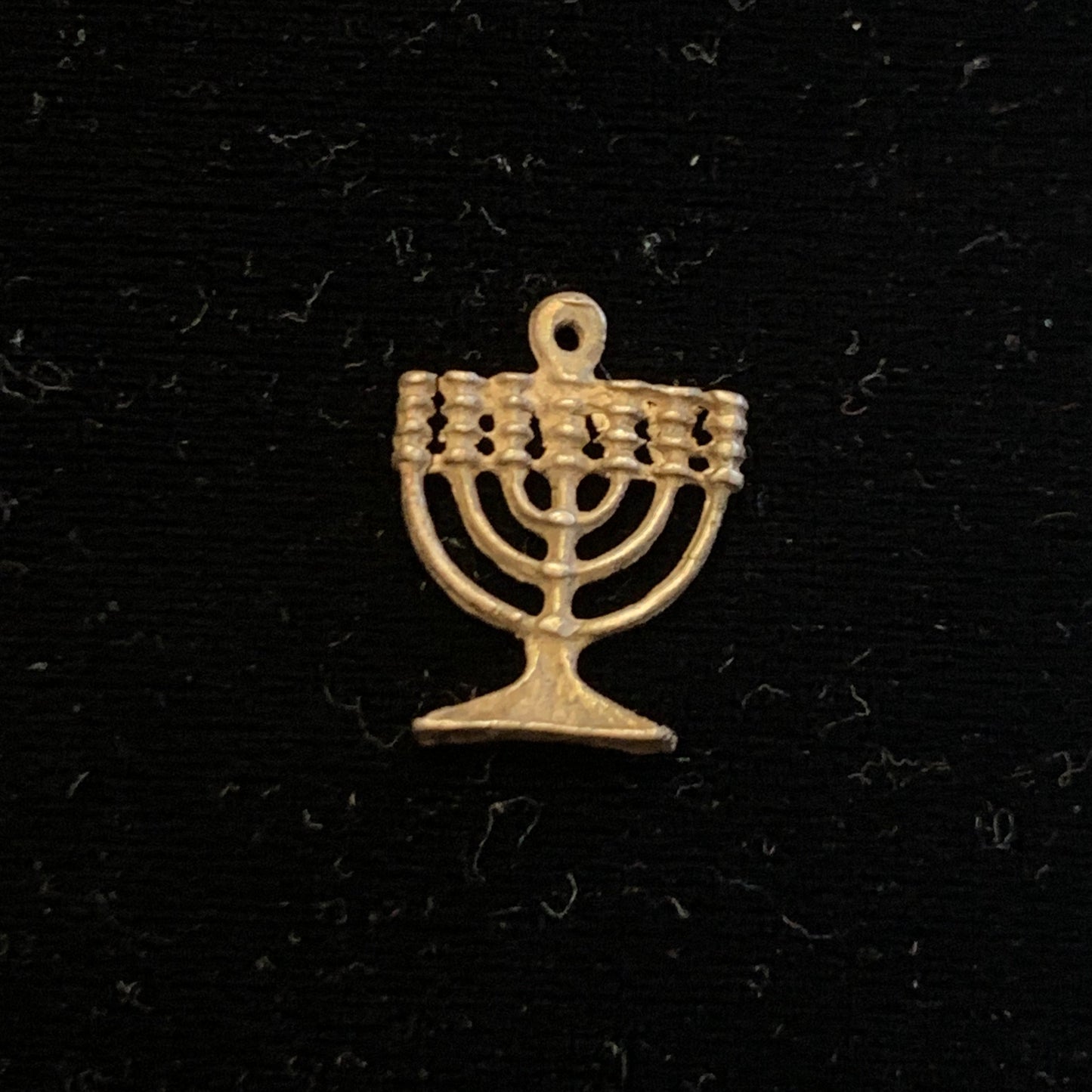 Silver Menorah Necklace