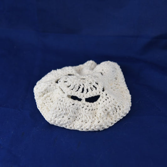 White Crochet Kippah/Yarmulke