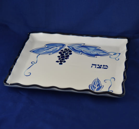 Ceramic Matzoh Plate