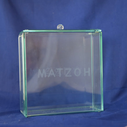 Glass Matzoh Box